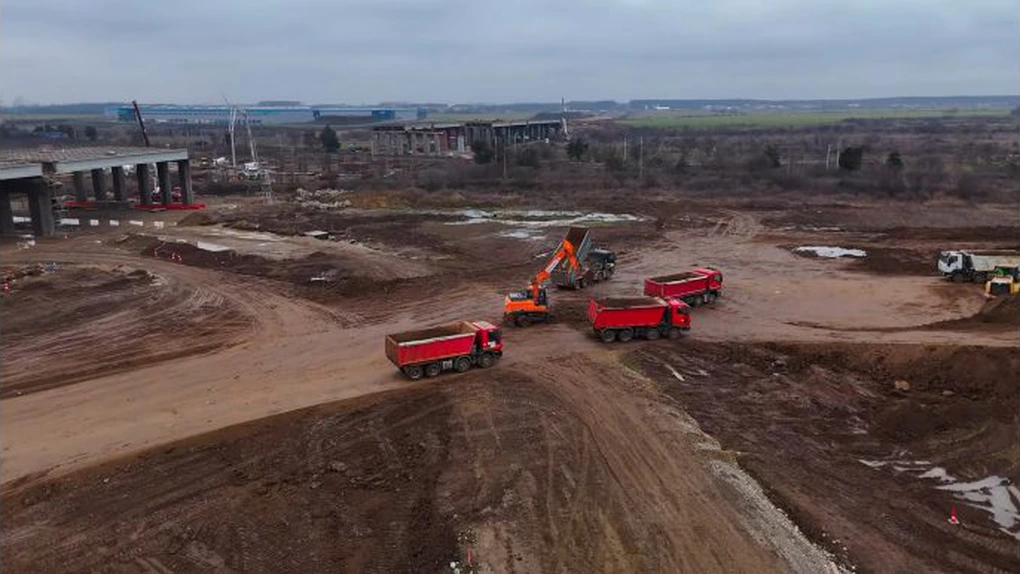 VIDEO Autostrada Bucureștiului A0: Imagini noi cu lotul 1 Nord, ce ar putea fi dat parțial în trafic la primăvară