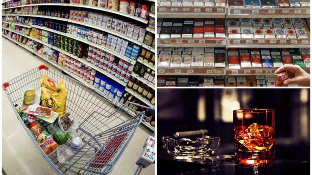 Vânzările de produse alimentare, băuturi şi tutun au scăzut anul trecut cu 2,7% faţă de 2024 (date INS)