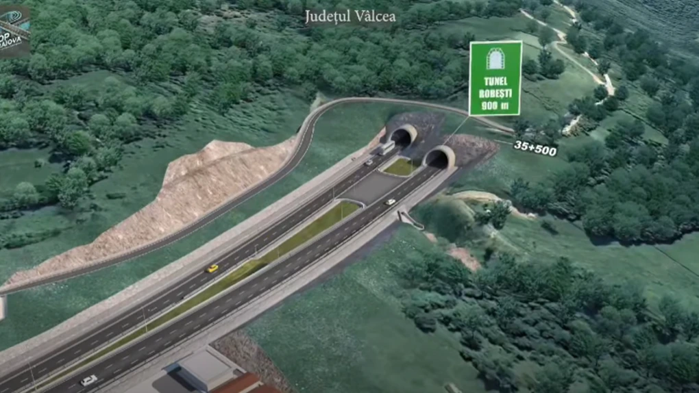 FOTO Autostrada A1 Sibiu - Pitești: Cum va arăta subsecțiunea Lazaret - Cornetu, cu cele mai multe tuneluri