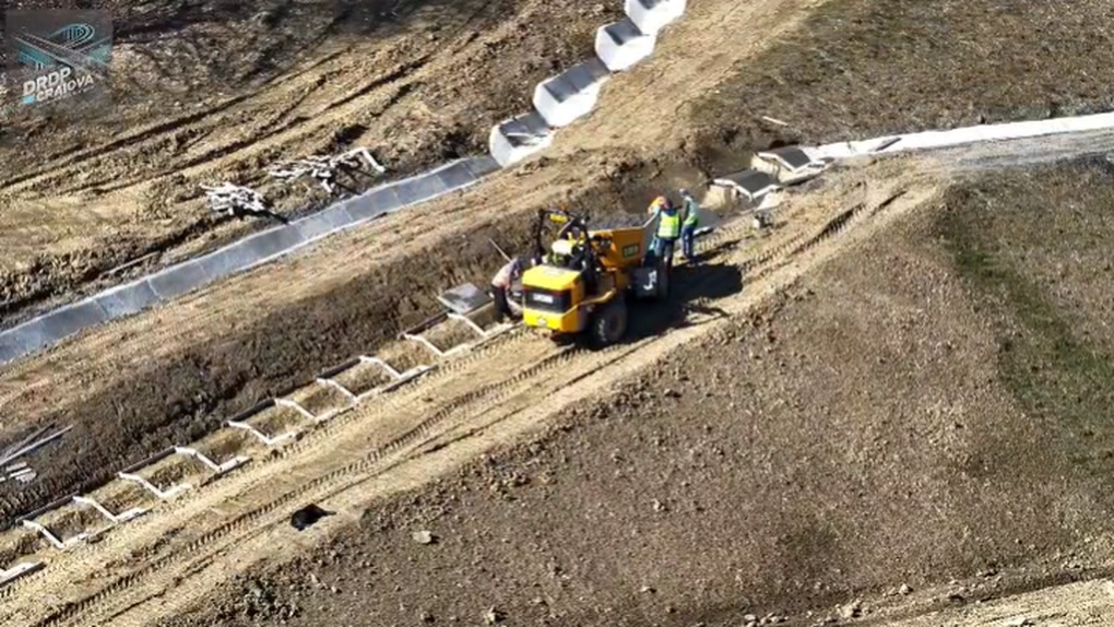 Stadiul fizic al secţiunii 3, Cornetu - Tigveni, a autostrăzii A1 Sibiu - Piteşti, a ajuns la 17,35%
