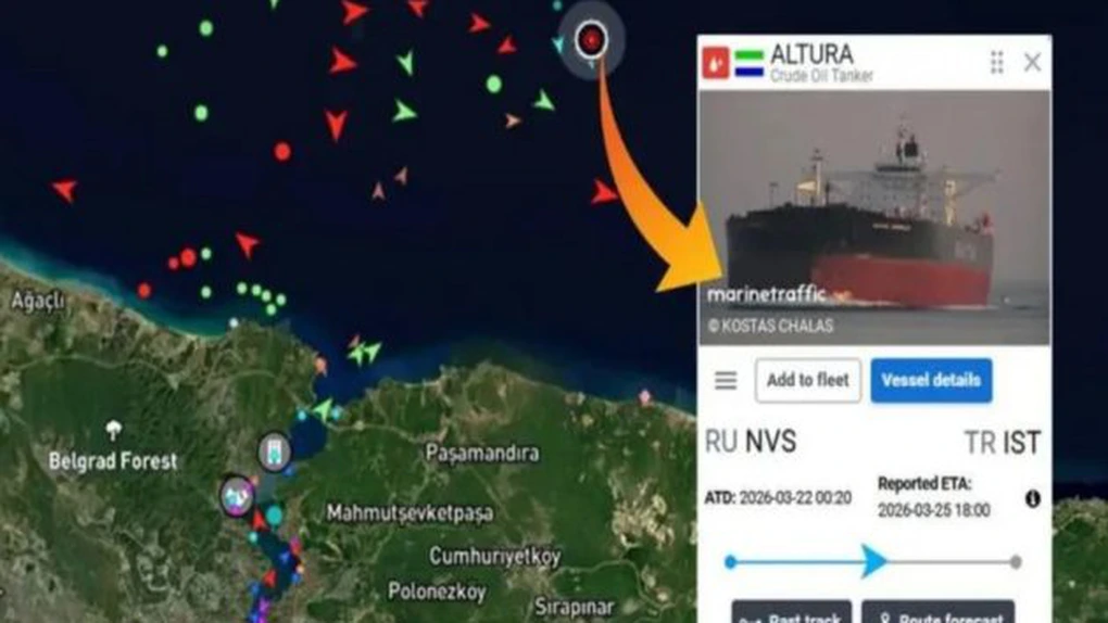 Atac în Marea Neagră. Un petrolier deţinut de o companie din Turcia şi încărcat cu ţiţei rusesc a fost lovit de drone (presă)