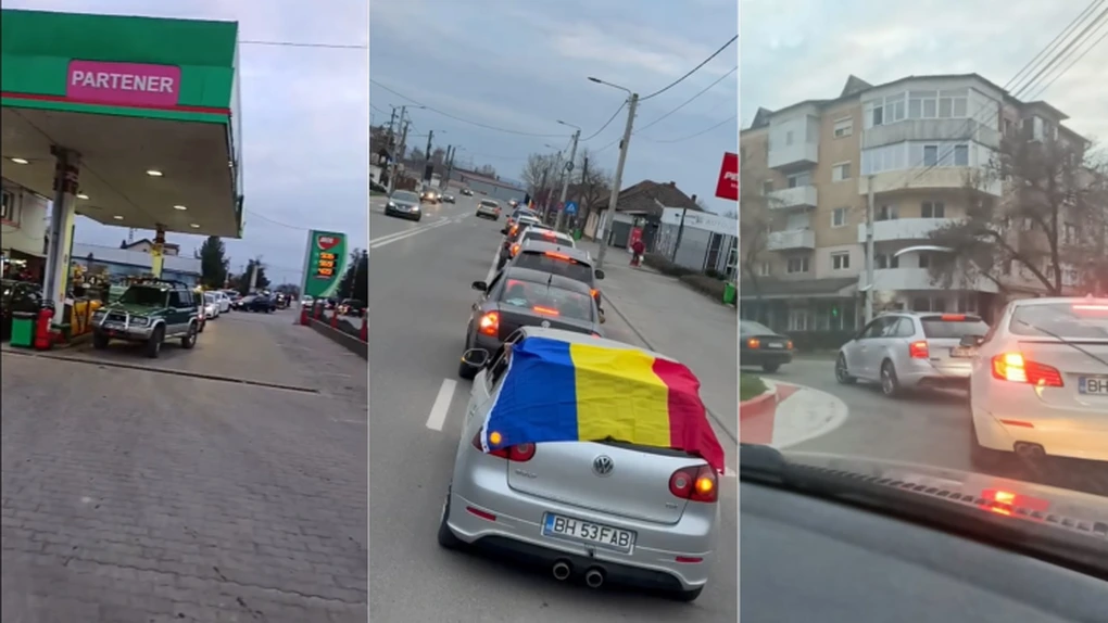 Au început protestele în benzinării în România ca urmare a majorării prețurilor la carburanți. În Bihor, șoferii au alimentat cu sume modice, s-au format cozi VIDEO