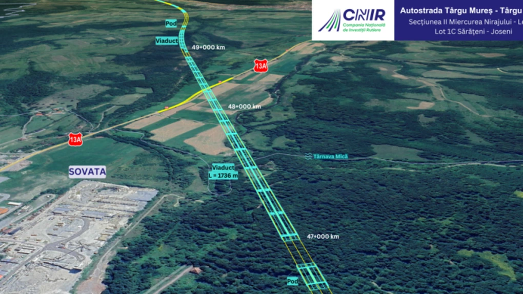 Autostrada Unirii A8: Umbrărescu începe proiectarea pe încă 64 de kilometri