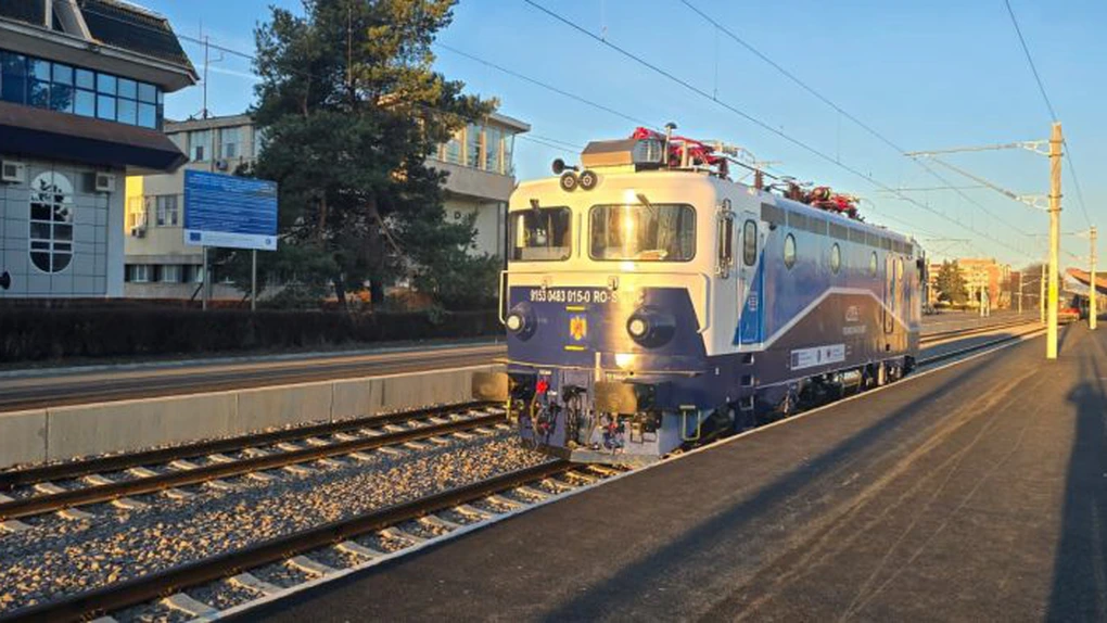 A șaptea locomotivă electrică modernizată la Brașov prin PNRR a fost predată CFR Călători