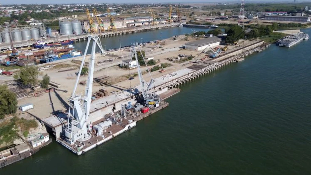 FOTO Portul Brăila: Au fost finalizate lucrările de peste 126 milioane de lei pentru modernizarea infrastructurii portuare