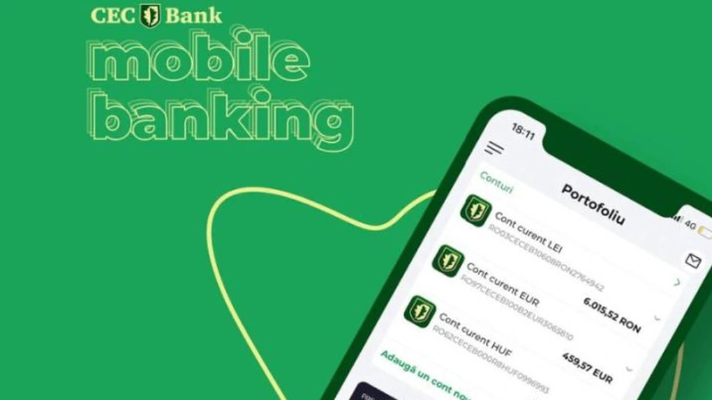 Anunţ de la CEC Bank. Comisioane ZERO, cont deschis 100% online, în maximum 10 minute, inclusiv pentru românii din diaspora