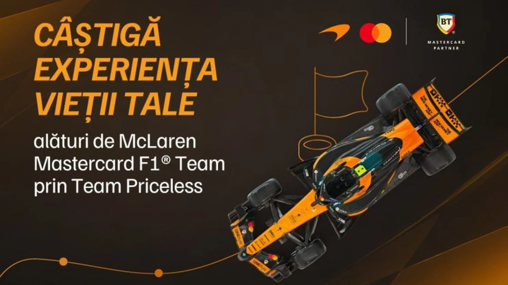 Banca Transilvania le oferă clienților săi accesul la o experiență unică în lumea motorsportului, prin parteneriatul cu McLaren Mastercard