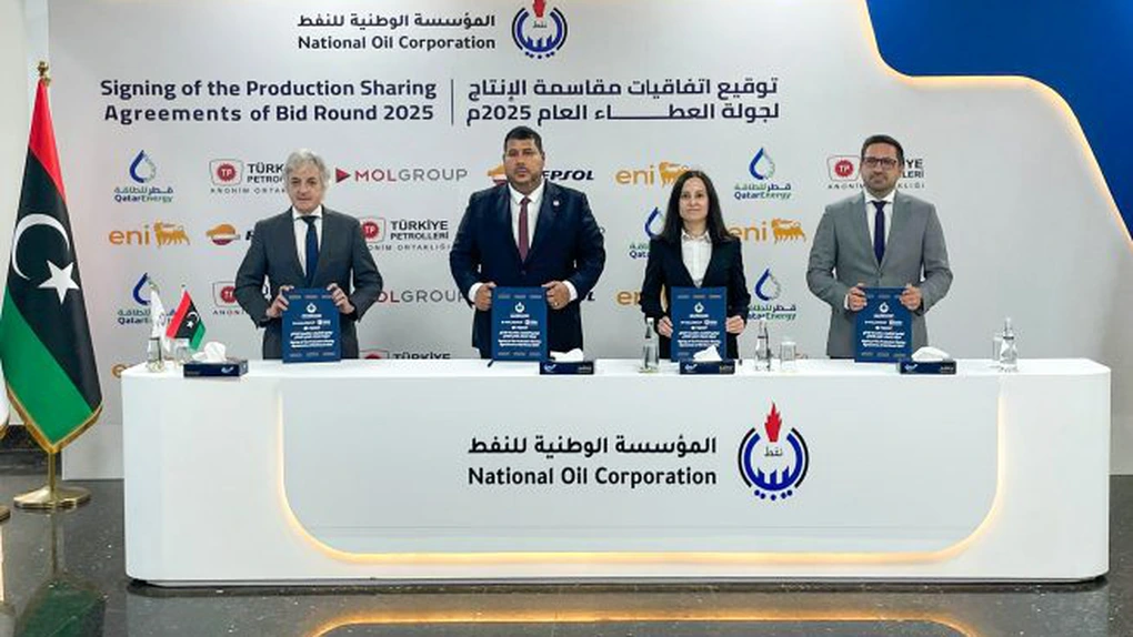 Grupul MOL a încheiat un acord de partajare a producției pentru explorarea unui zăcământ offshore din Libia