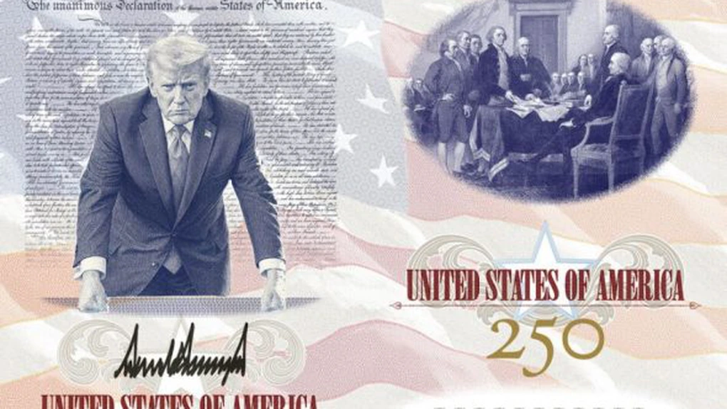 Cultul personalității în SUA. Președintele Trump a prezentat un nou model de pașaport american în care apare fotografia sa