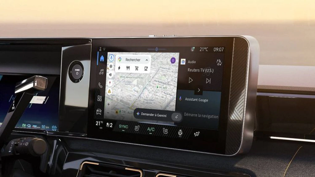 Renault include Gemini, asistentul Ai de la Google, în sistemul multimedia al mașinilor sale
