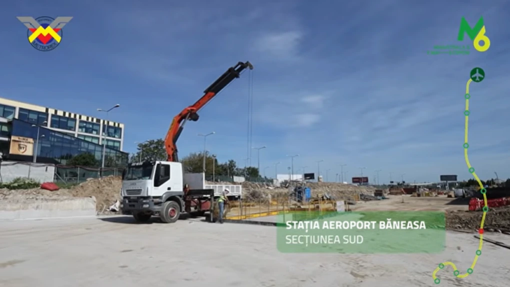 VIDEO Metroul de Otopeni: Lucrările au ajuns în luna mai pe secțiunea sudică la 68% și pe secțiunea nordică la 33%