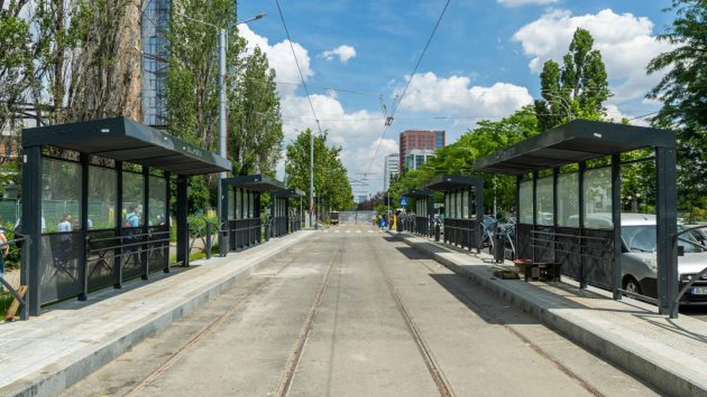 FOTO Reabilitarea unor linii de tramvai din nordul Capitalei, aproape de finalizare. Anunțul constructorului