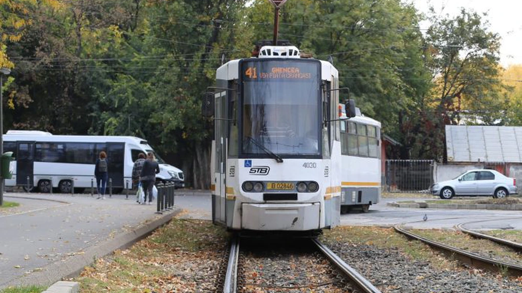 Update: Circulația a fost reluată. Circulația tramvaielor de pe linia 41 din București, blocată din cauza unui accident tehnic