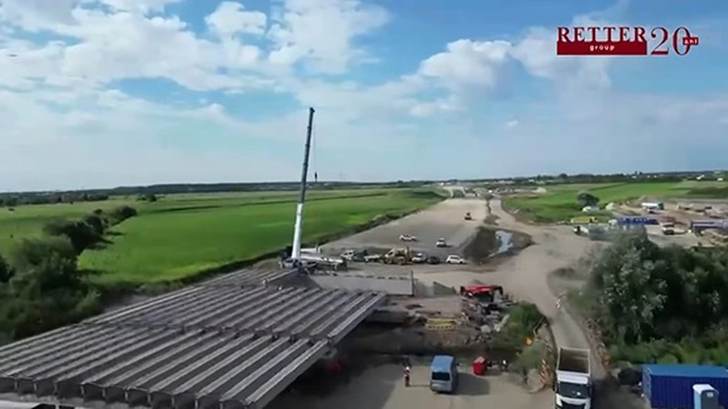 VIDEO Autostrada Bucureștiului A0: Retter anunță că este tot mai aproape de finalizarea sectorului dintre Buftea și Corbeanca