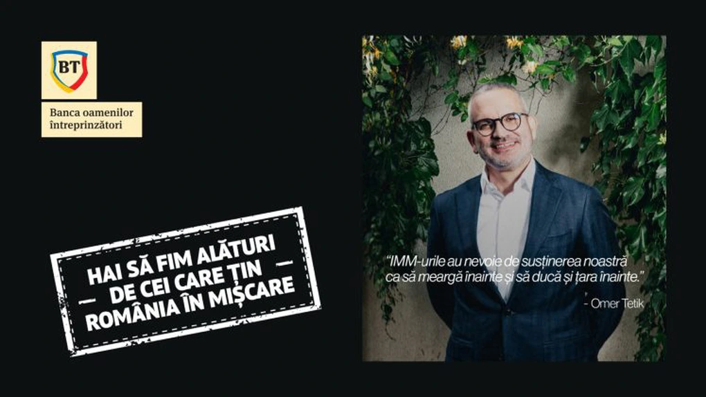 Banca Transilvania continuă inițiativa de susținere a IMM-urilor: „Orice susținere se duce mai departe. În economie și în țară”