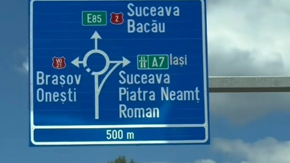 Circulația pe centura Bacăului se închide începând de luni pentru realizarea lucrărilor de legătură cu noul tronson al Autostrăzii A7