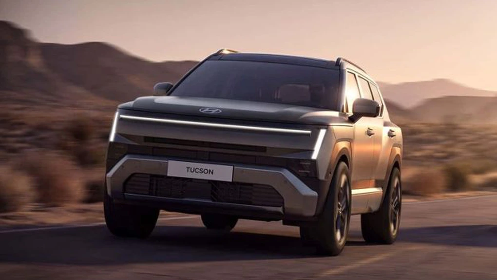 Hyundai anunță o nouă generație Tucson cu design masculin și dimensiuni mai mari
