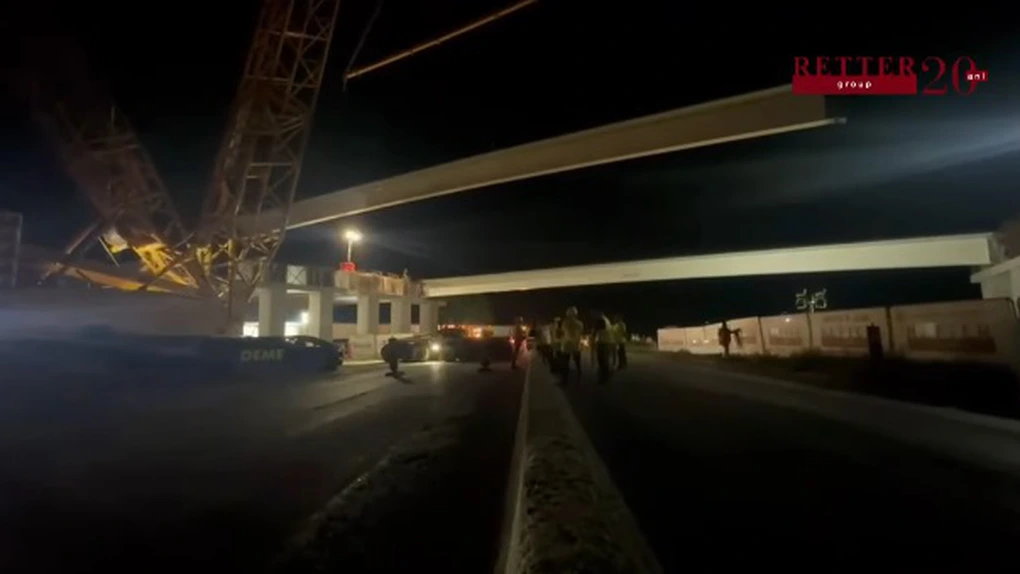 Autostrada Bucureștiului A0: A fost montată ultima grindă din 5000. Când va fi complet noul inel ocolitor al Capitalei