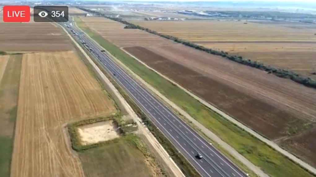 VIDEO Autostrada Moldovei A7: Tronsonul Adjud - Bacău a fost dat în trafic. România a ajuns la 1.477 de kilometri de drumuri de mare viteză
