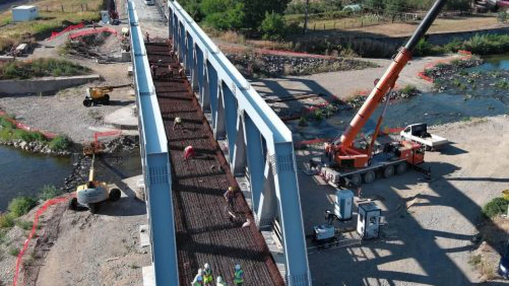 FOTO Calea ferată Cluj - Oradea: Lucrările la cel mai avansat lot au ajuns la 74%