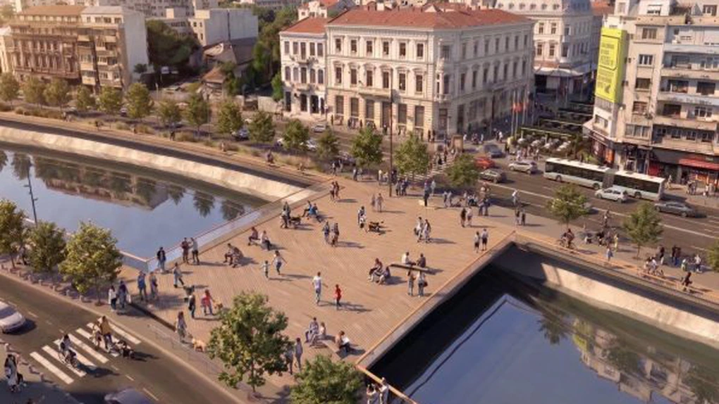 Bucureşti - Schimbare importantă în Centrul Capitalei, pe malurile Dâmboviței, între Piaţa Unirii şi Podul Izvor - Cum va arăta zona (FOTO)