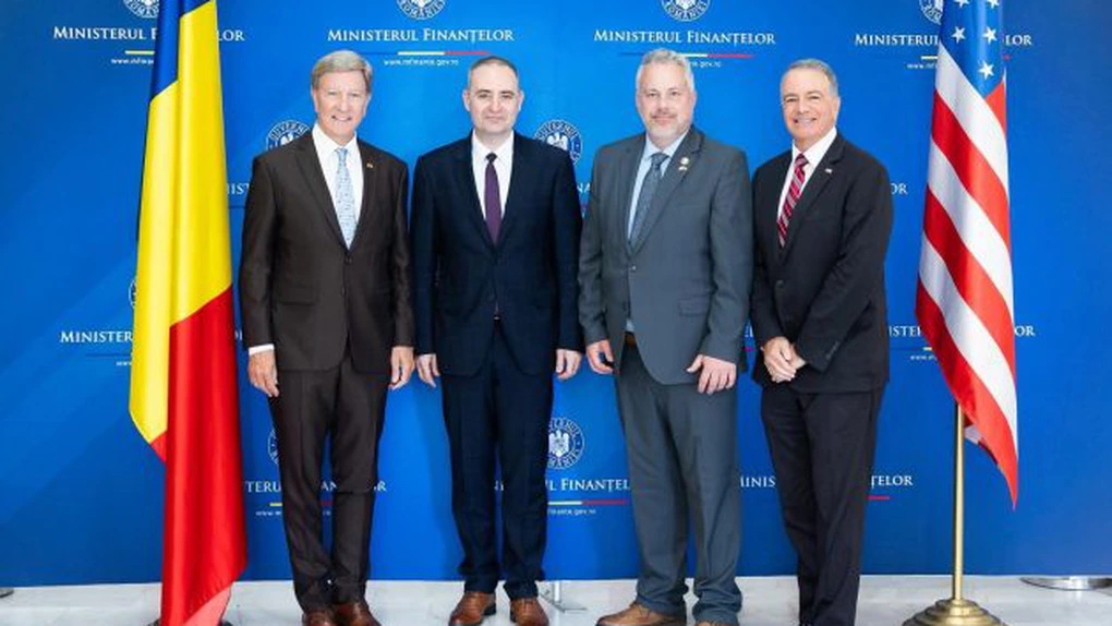 Nazare, întâlnire cu o delegaţie americană, la Bucureşti. Ministrul Finanţelor spune că vrea mai mult capital american în România, mai multe proiecte comune de producție și tehnologie