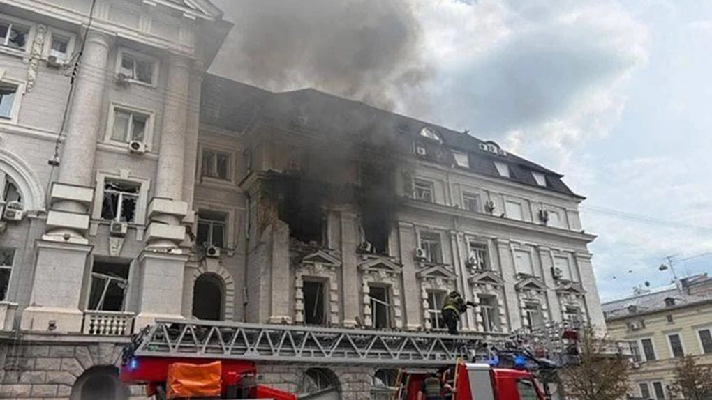 Rusia a bombardat sediul Serviciului de Securitate al Ucrainei