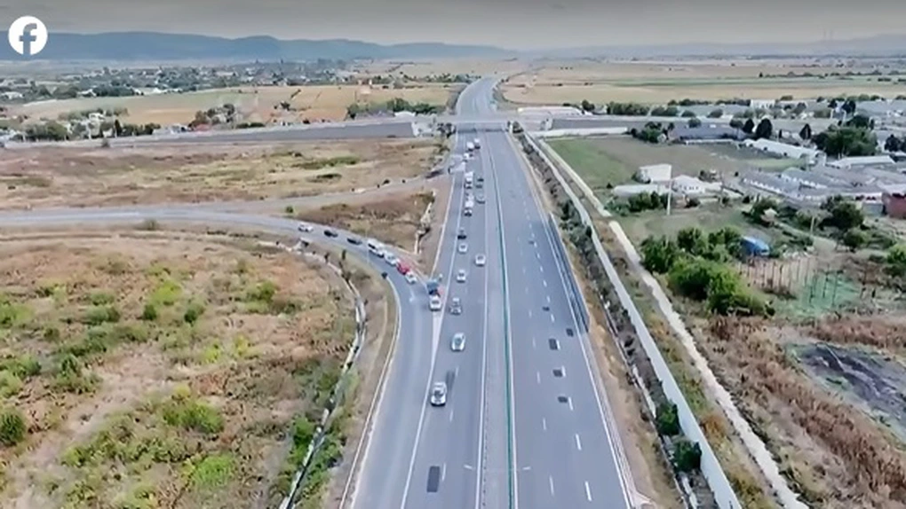 VIDEO Autostrada Moldovei A7: Nodul Rutier Bacău Nord a fost deschis