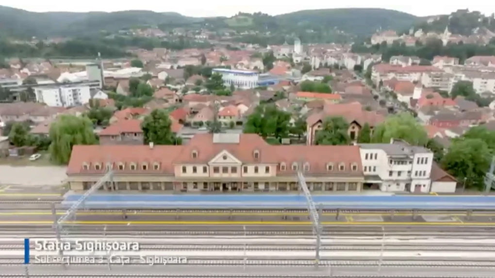 FOTO Calea ferată Brașov – Sighișoara: Lucrările au ajuns la 61% - CFR Infrastructurā