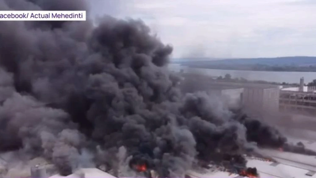 Incendiu masiv la o fabrică din Turnu-Severin. Ce firmă de top obișnuită cu incendiile mari ar putea plăti despăgubiri record