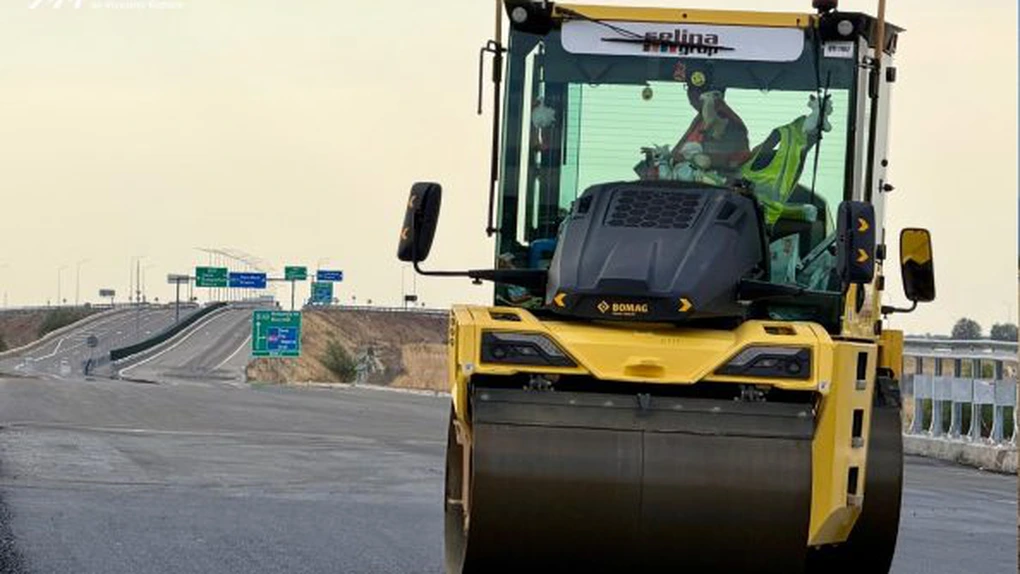 FOTO Autostrada A3 Transilvania: Selina a ajuns la un stadiu de 71% pe lotul Chiribiș - Biharia