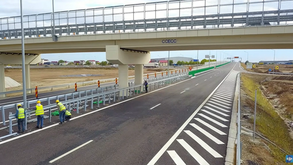 VIDEO Autostrada Bucureștiului A0: Luni vor fi deschise circulației loturile 3 și 4 Nord - secretar de stat