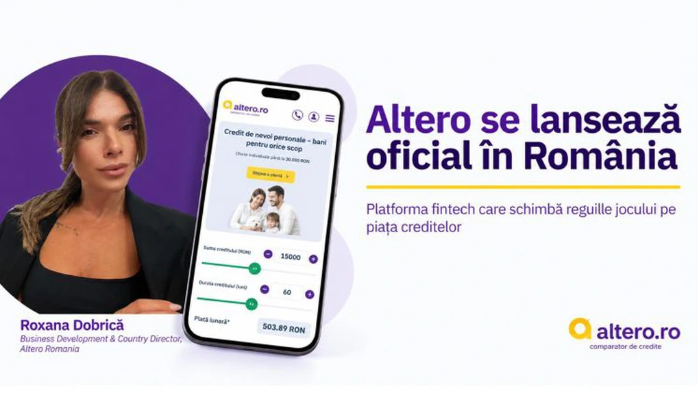 Altero, una dintre cele mai importante platforme de comparare a creditelor din țările Baltice, se lansează în România: O singură cerere de credit pentru a compara multiple oferte de finanțare în doar câteva minute