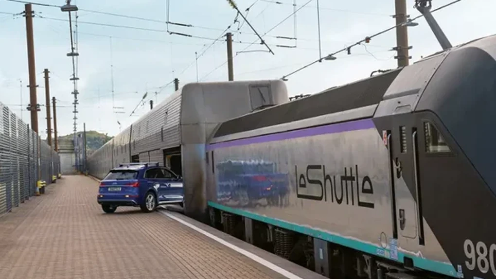 Accident la Eurotunnel - Un tren LeShuttle a fost lovit de un microbuz. 19 răniţi