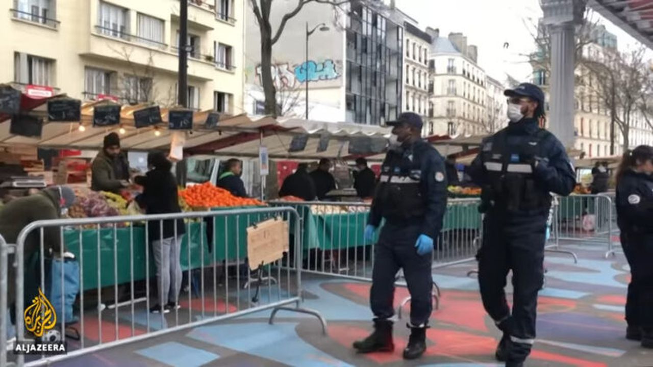 Politie Franta coronavirus
