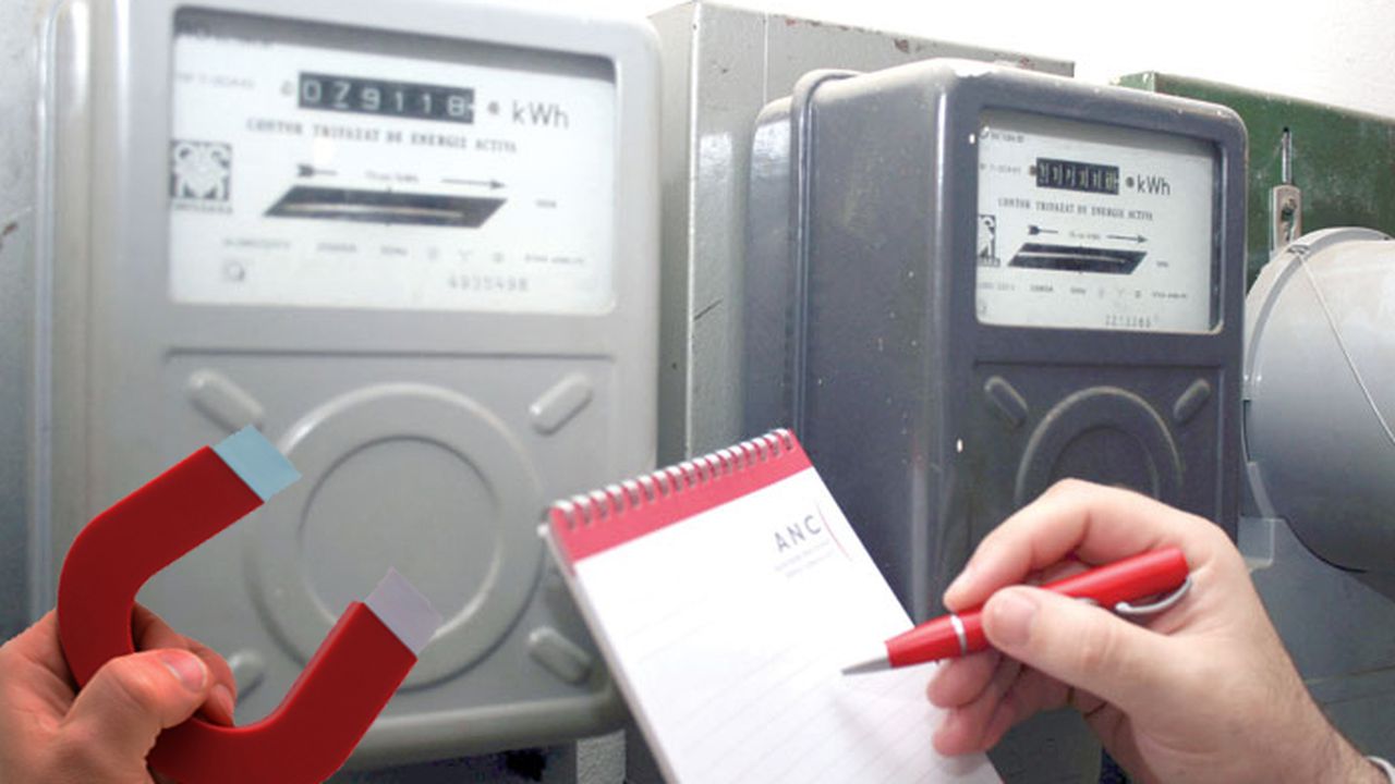 contor energie magnet 456789