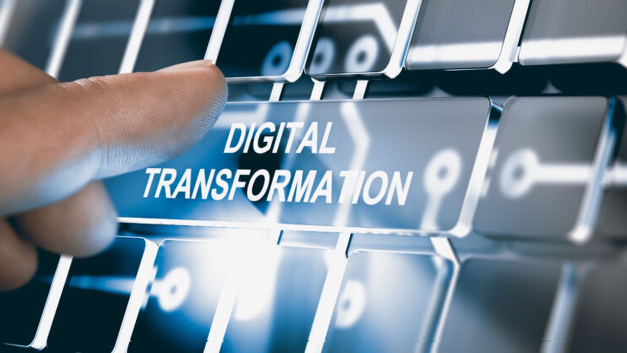 Digitalization, Digital Transformation Concept