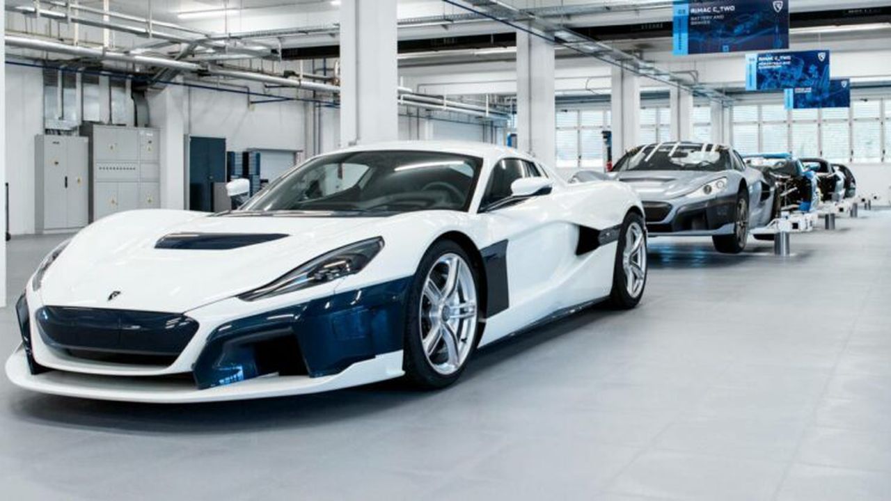 Rimac Automobili Porsche Bugatti