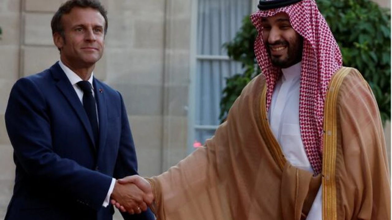 Mohammed bin Salman si Emmanuel Macron2