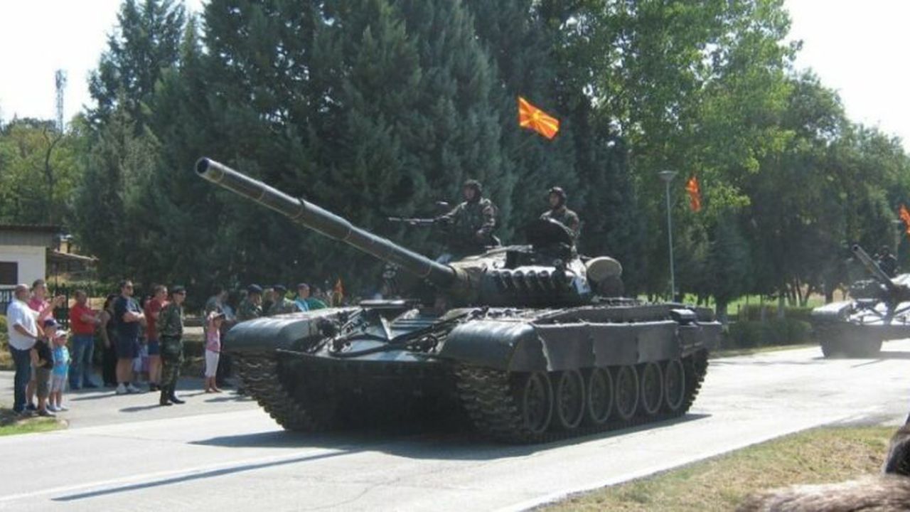 Tanc T-72 Macedonia de Nord
