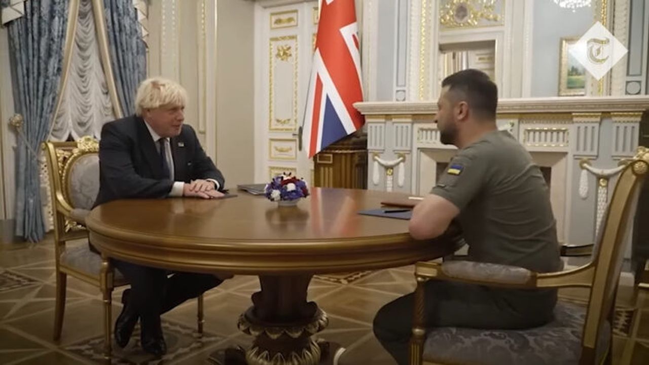 Boris Johnson si Zelenski
