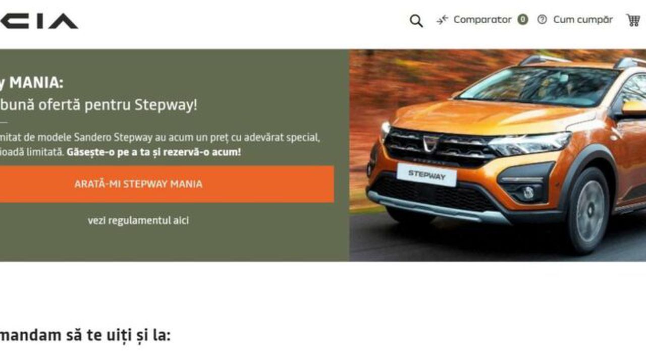 Dacia e-commerce