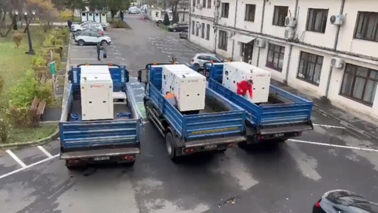 Generatoare donate de Primăria Iași orașului Cernăuți
