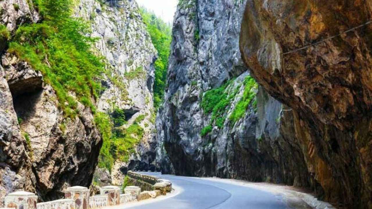Bicaz Canyon in Romania, one of the most spectacular roads in Romania
