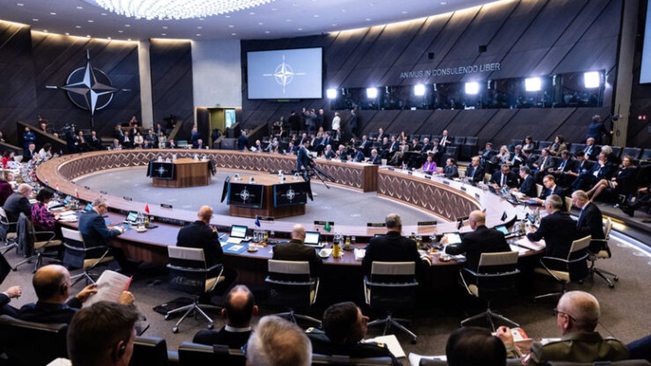 Meetings of the Ministers of Foreign Affairs at NATO Headquarters in Brussels- North Atlantic Council Meeting