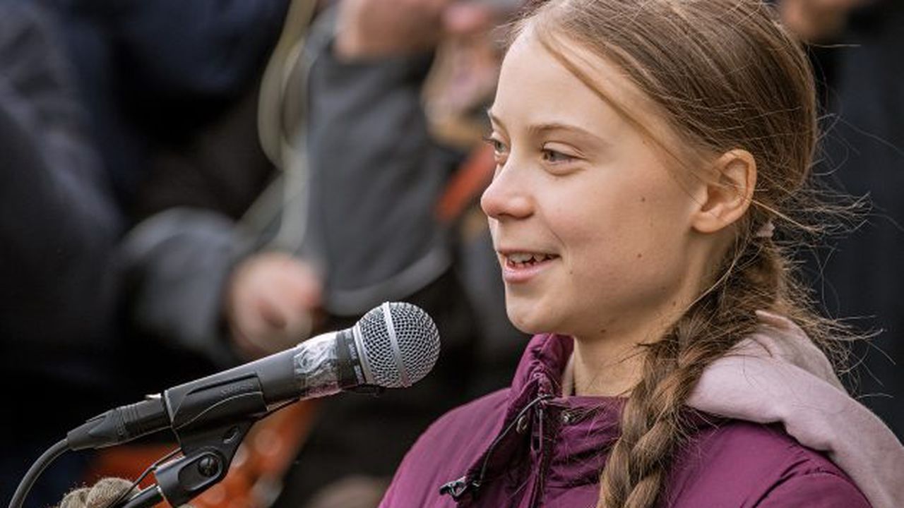 Greta Thunberg le 17 Janvier 2020 à Lausanne