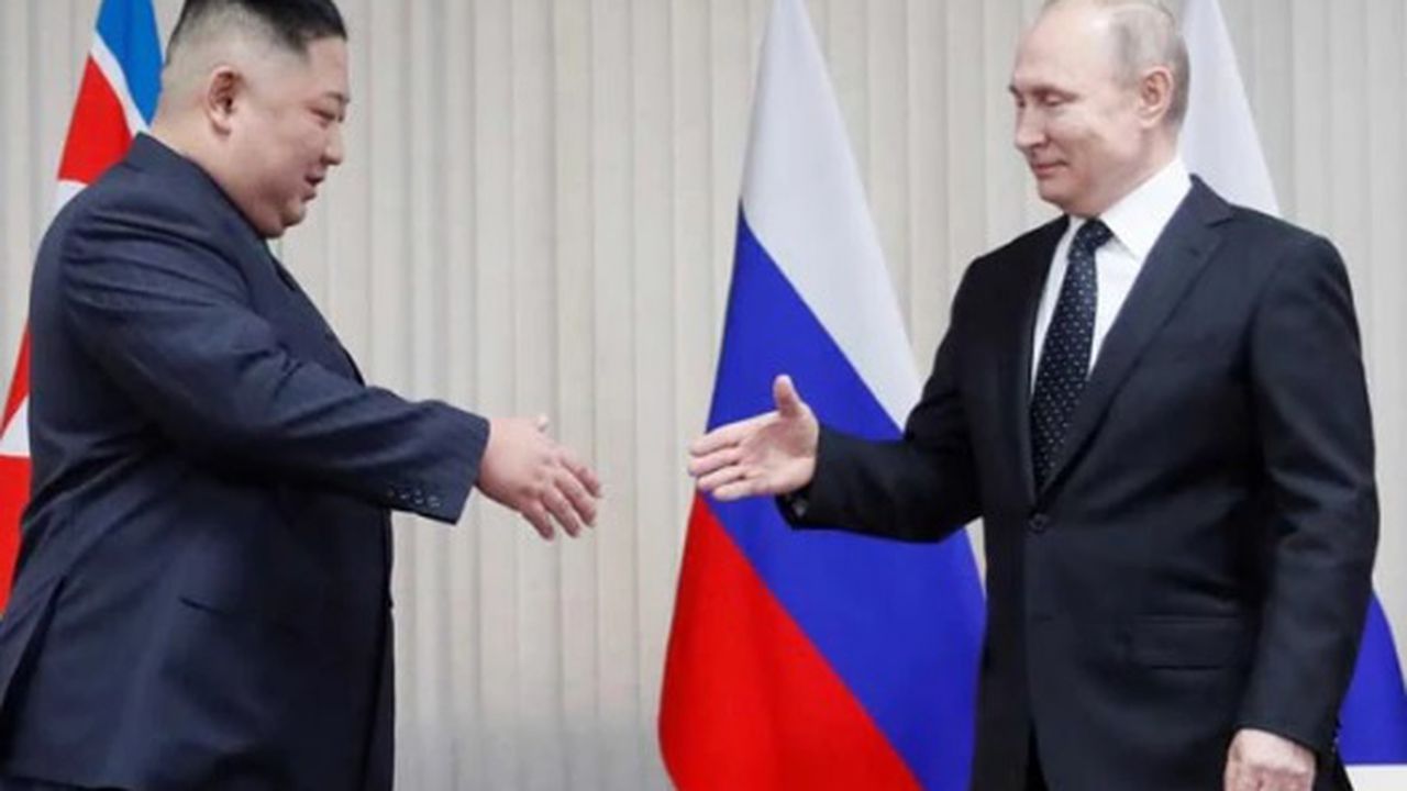 kim Jong Un si Vladimir Putin