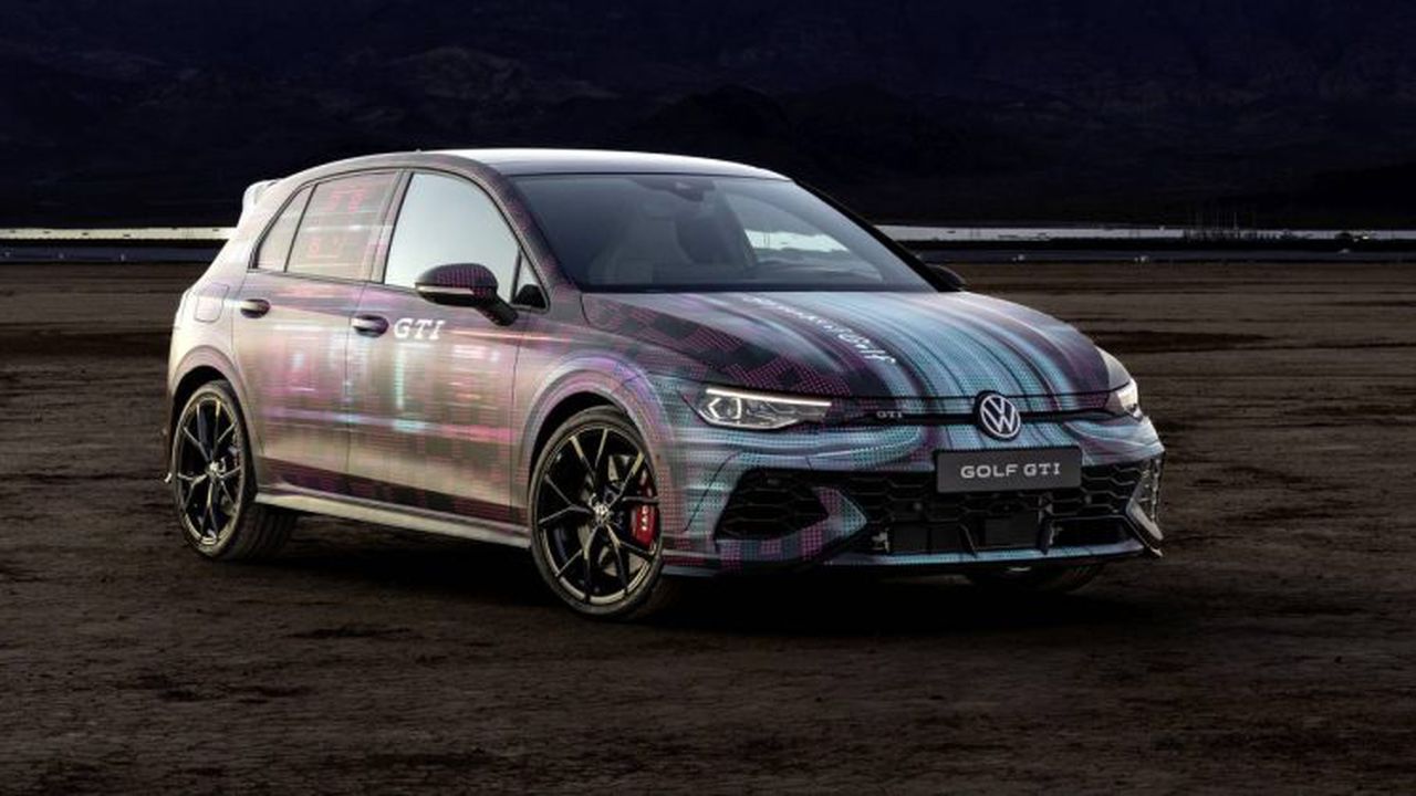 Volkswagen Golf 8 Facelift at CES 2024