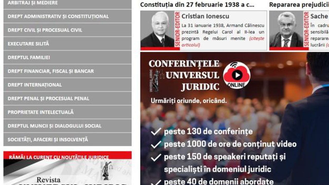 universul juridic captura site