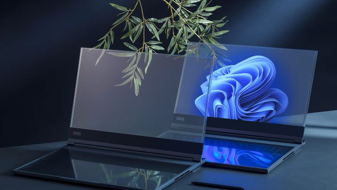 Lenovo™ ThinkBook Transparent Display Concept
